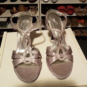 Nina Silver Sandal